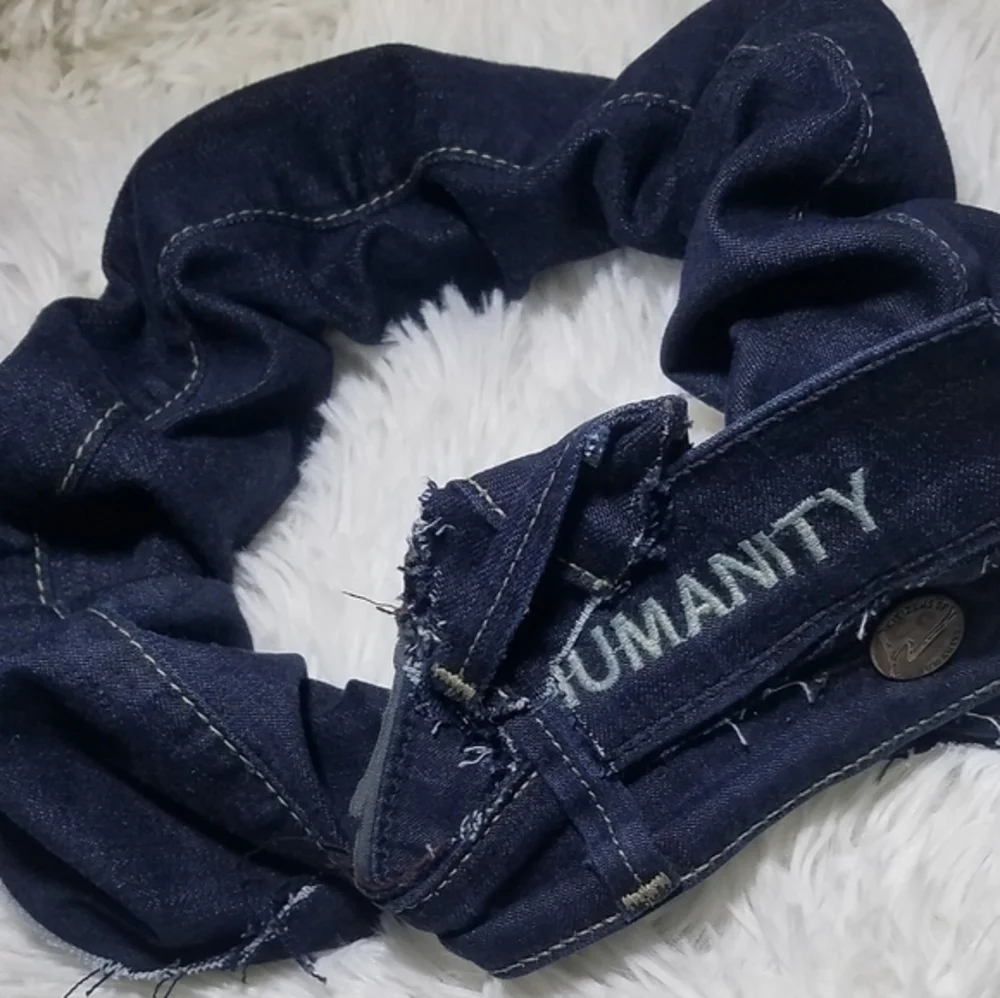 TASTY RAW EDGE DENIM HEADBANZ- 